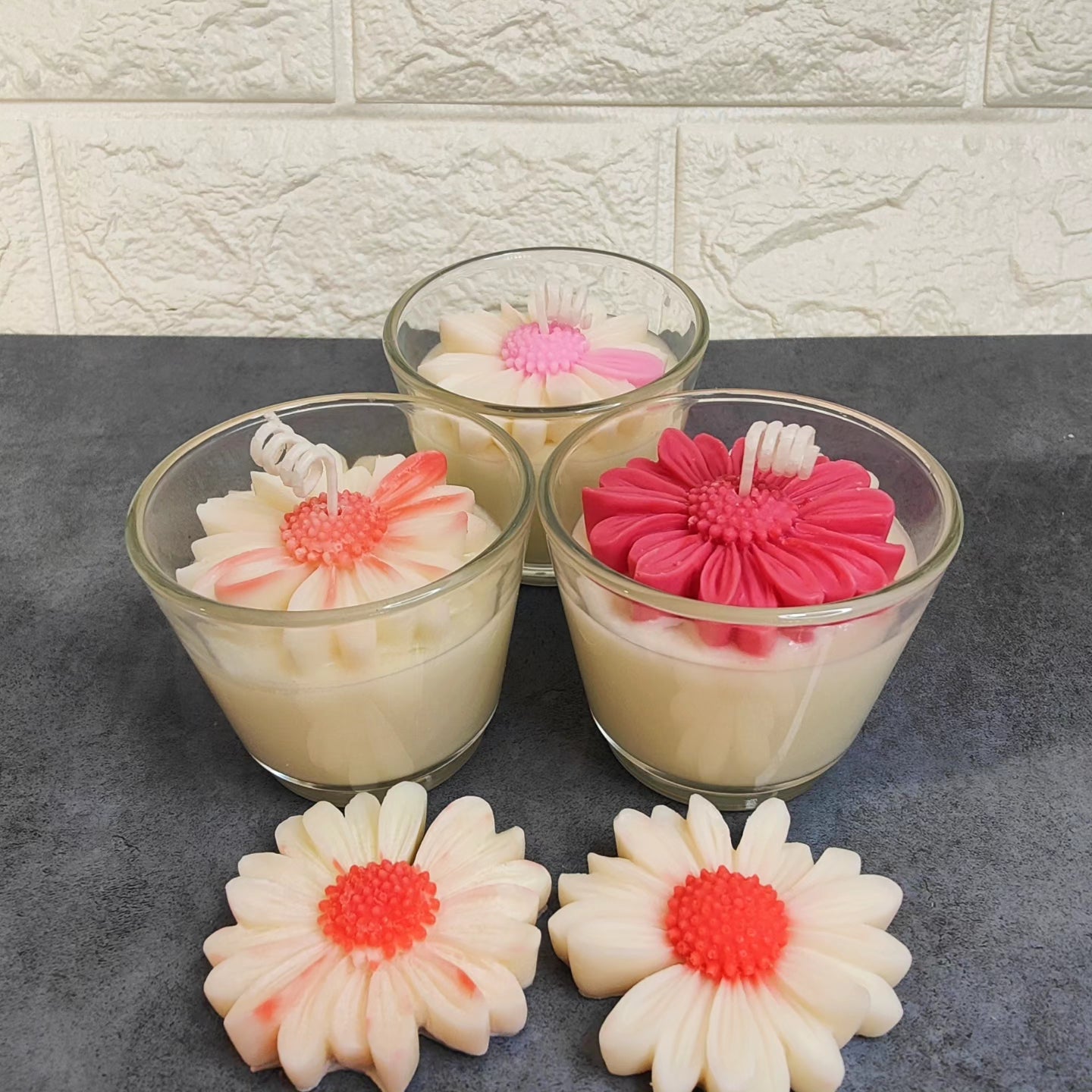 Margaritas en recipiente 🌼