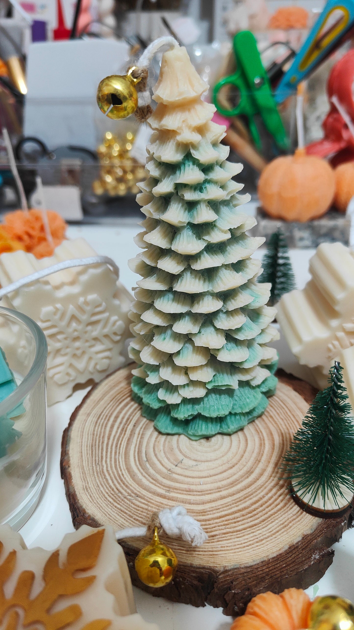 Árbol nevado