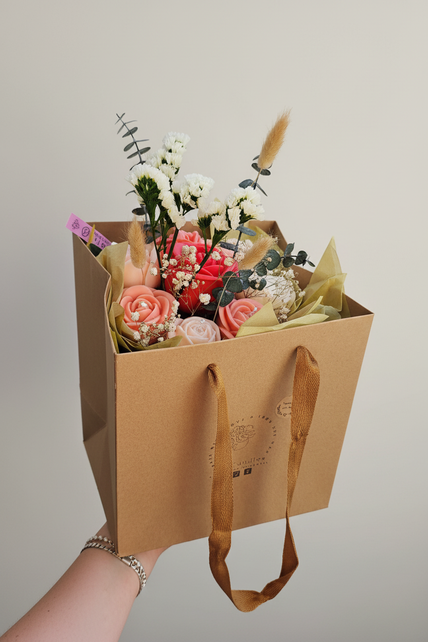 Ramo de flores mix rosas rojas